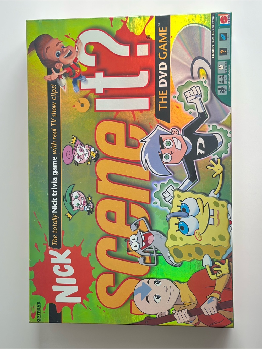 Nickelodeon Nick Scene It? The DVD Board Game Trivia Game Mattel FACTORY SEALED